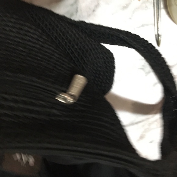 The Sak Black Crochet Shoulder Bag - Picture 4 of 8